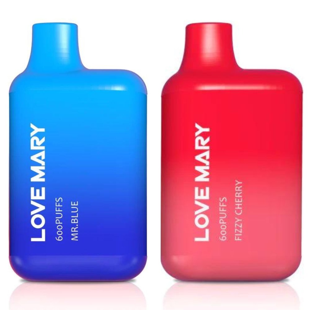 Love Mary 600 Disposable Vape Puff Pod Device Pack of 10