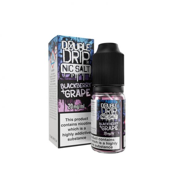 Blackberry & Grape Nic Salt by Double Drip. - 10ml