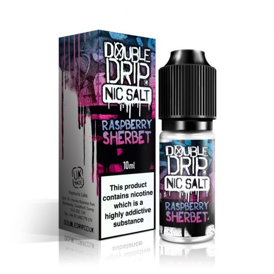 Raspberry Sherbet Nic Salt by Double Drip. - 10ml