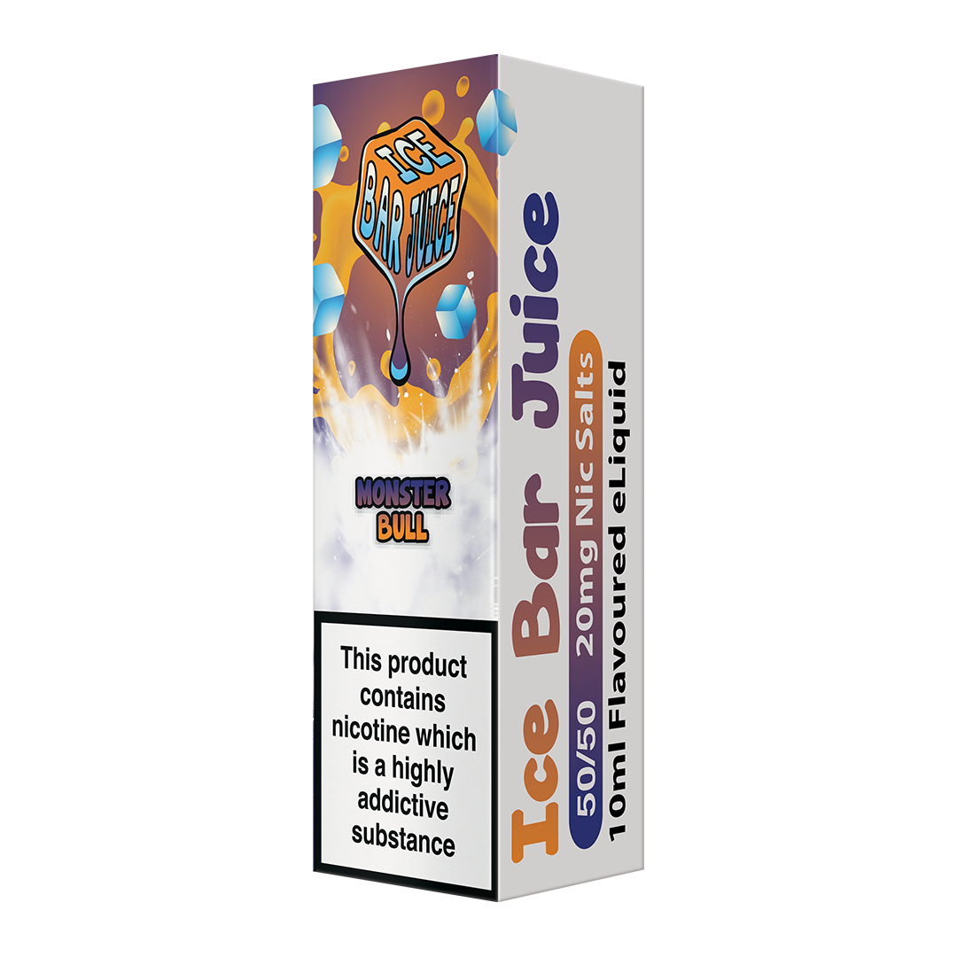 Ice Bar Juice Salts -10mg or 20mg - Monster Bull