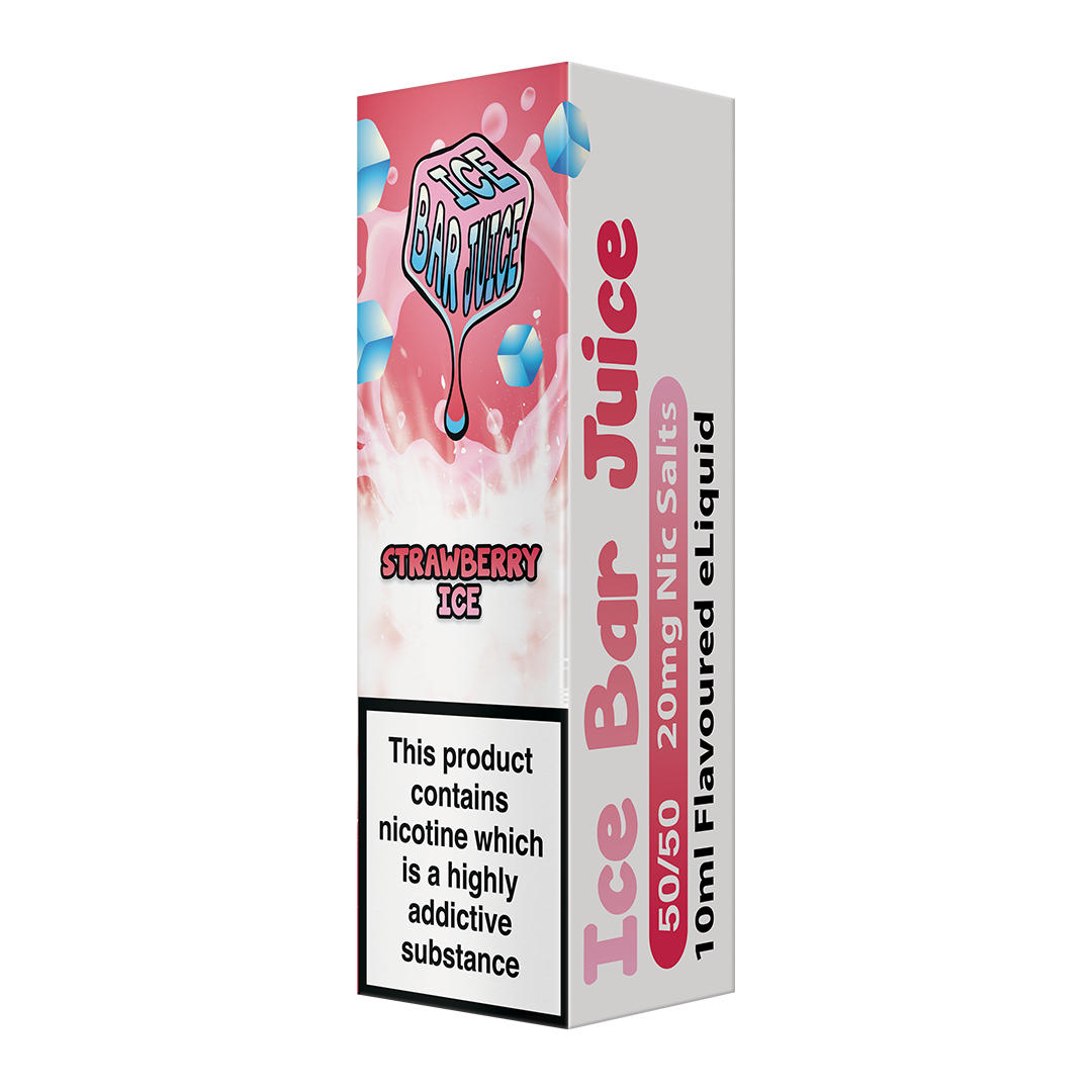 Ice Bar Juice Salts - 10mg or 20mg - Strawberry Ice