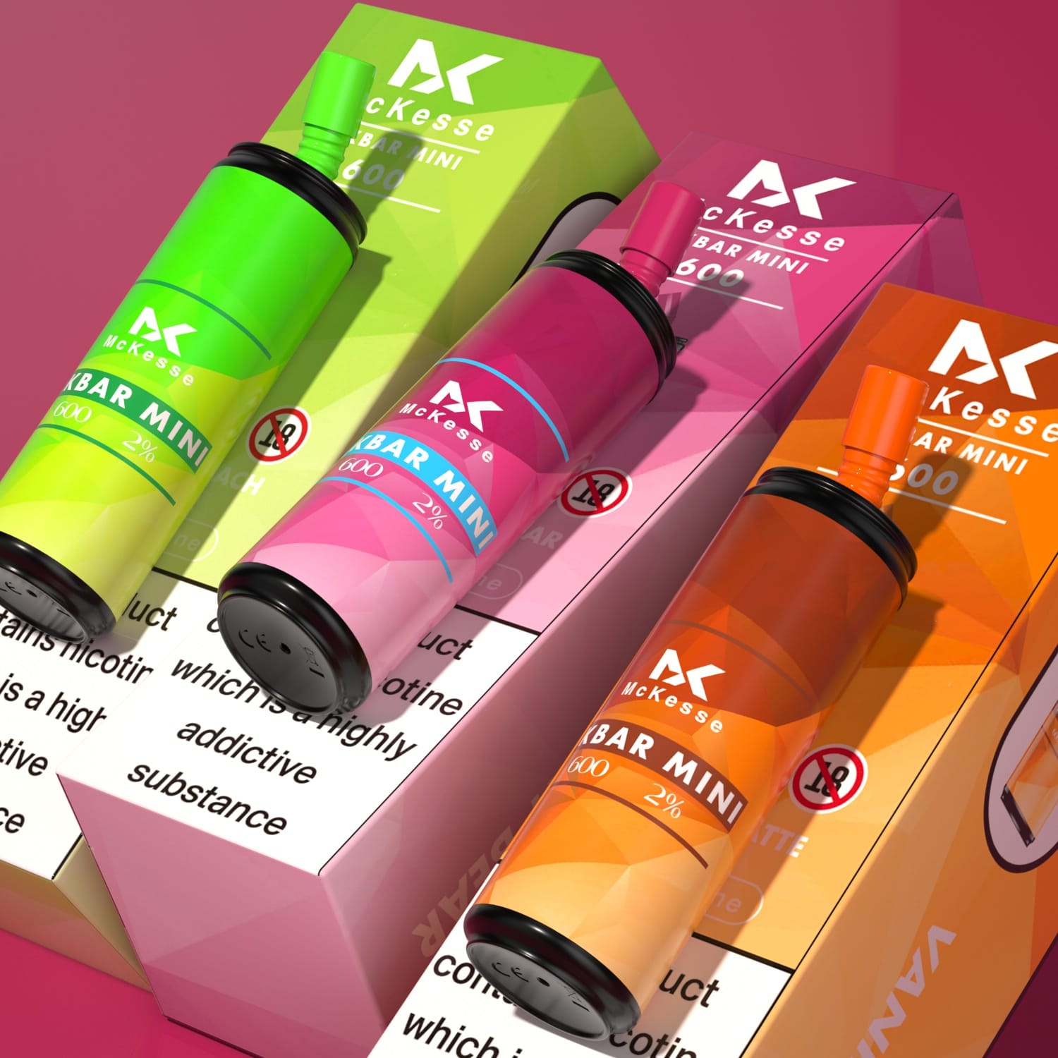 Mk Mini Bar 600 Disposable Vape Pod Box of 10