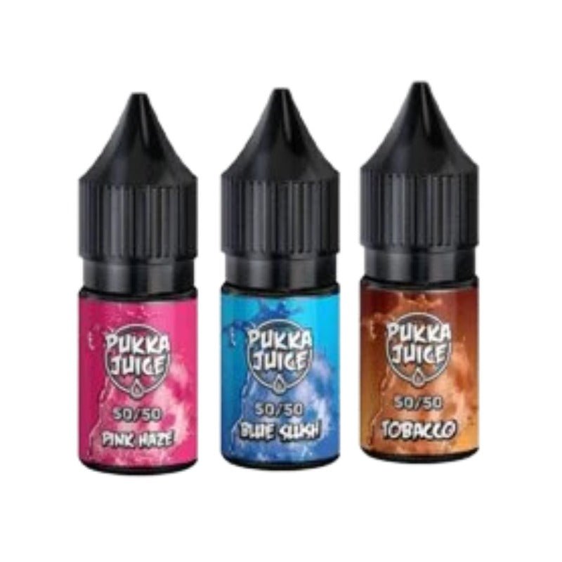 Pukka 50/50 10ml E-liquids (Pack of 10)