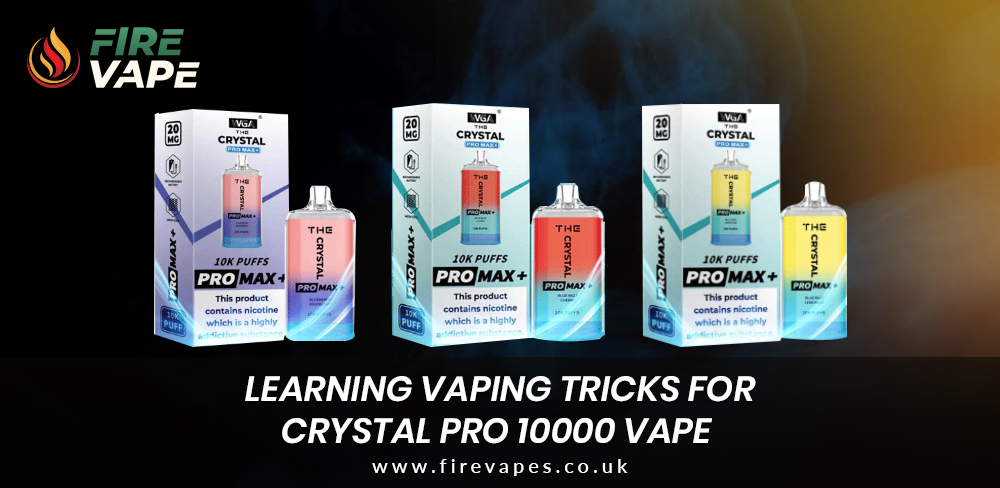 Learning Vaping Tricks for Crystal Pro 10000 Vape 