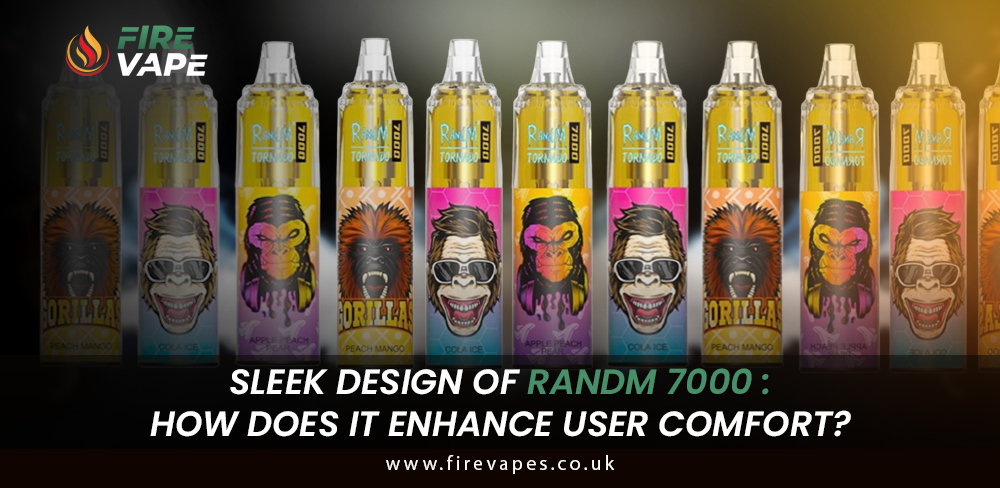sleek design of RandM 7000