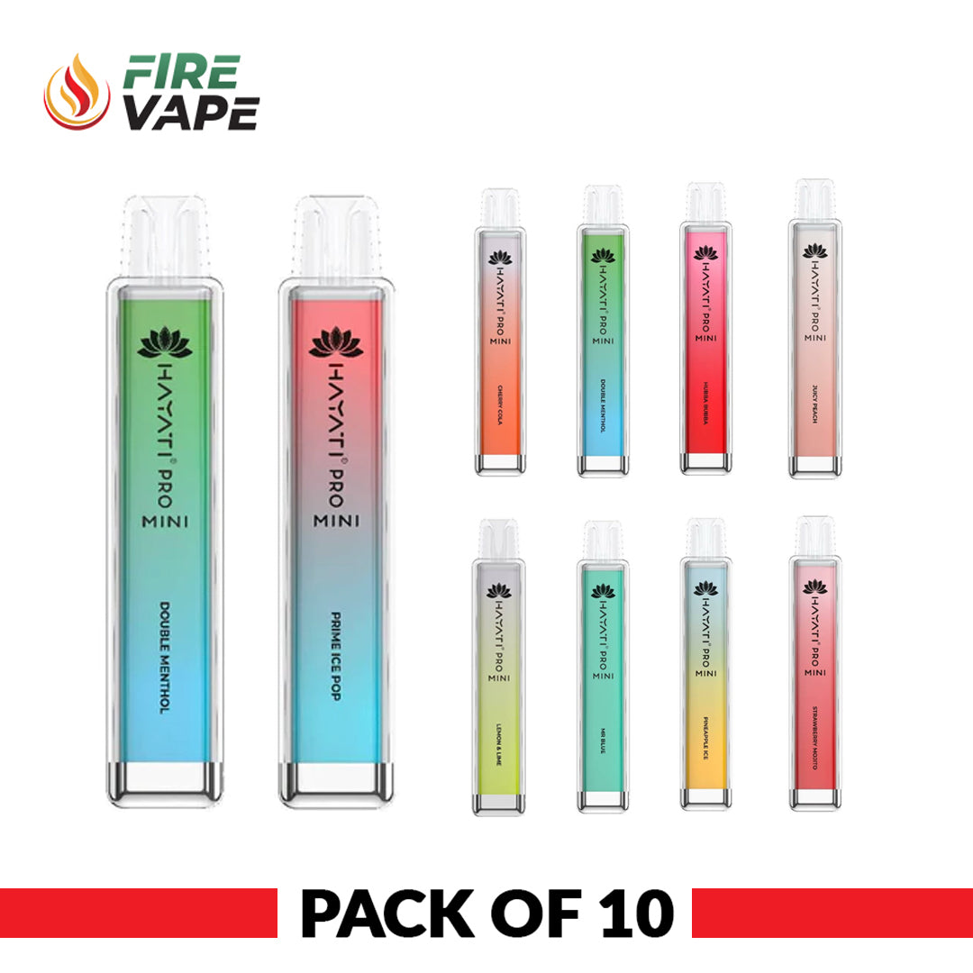Hayati Pro Mini 600 Puffs (Pack of 10)