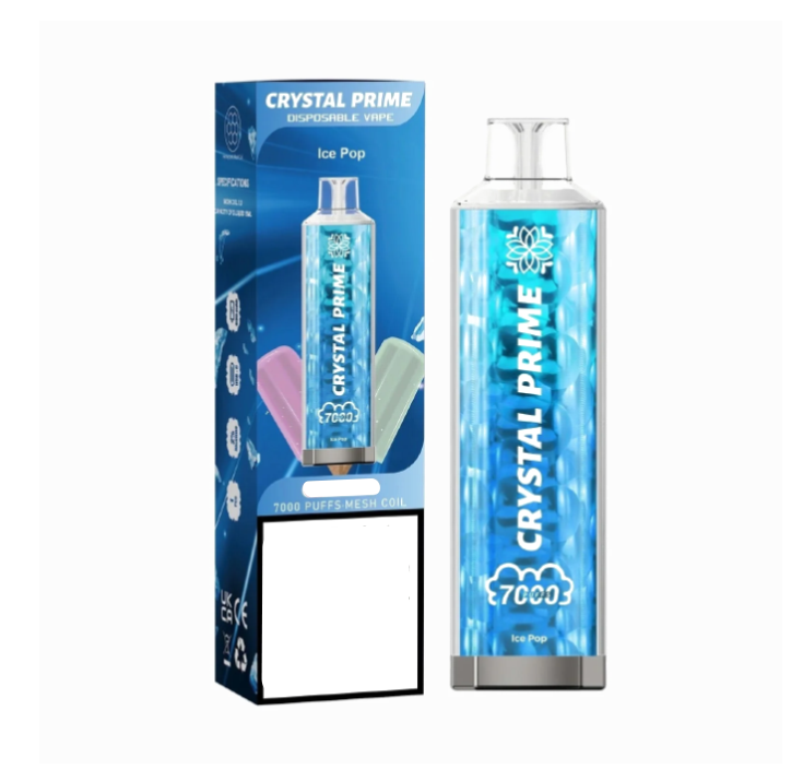 Crystal Prime 7000 Disposable Vape Puff Pod Device (Pack of 10)