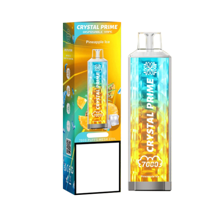 Crystal Prime 7000 Disposable Vape Puff Pod Device (Pack of 10)