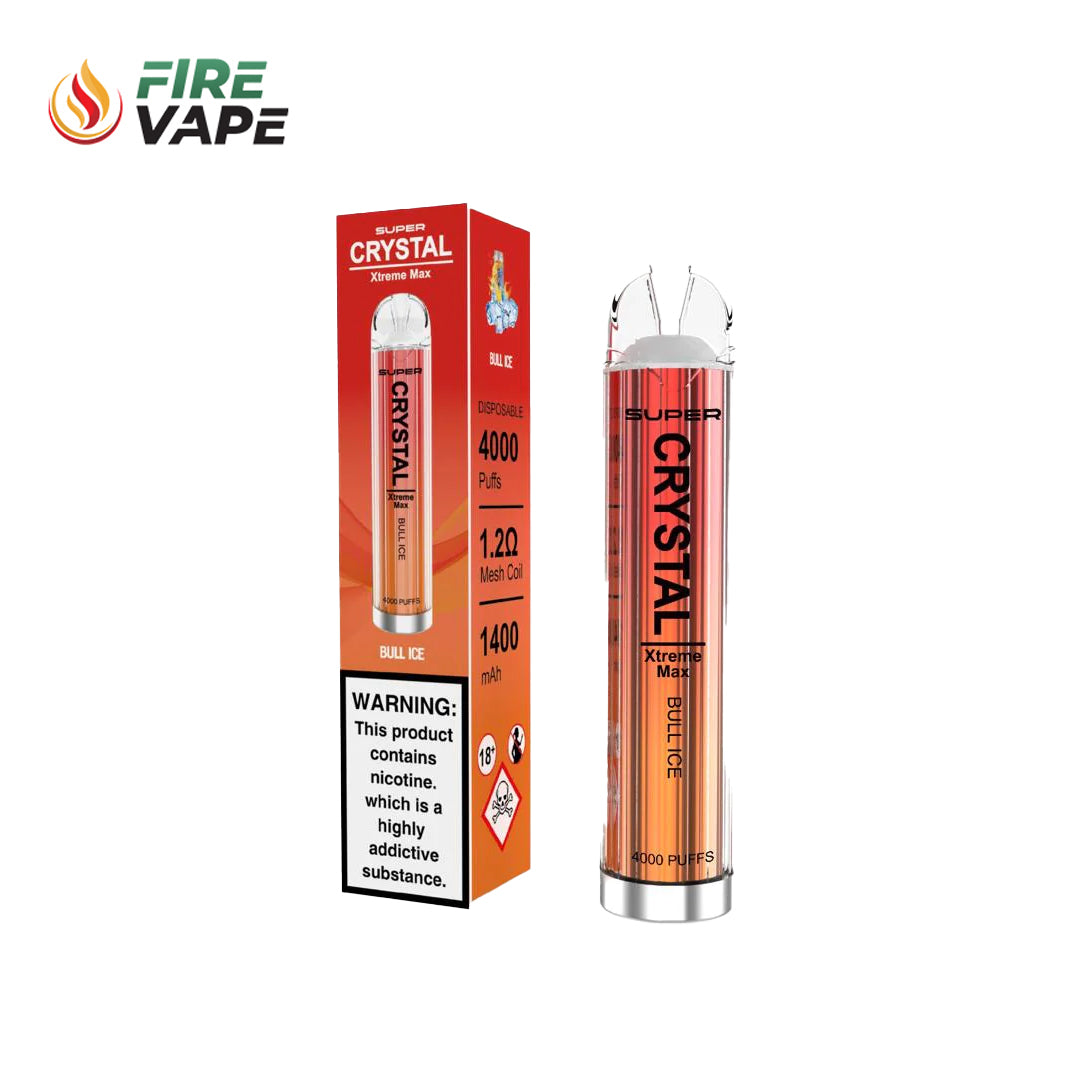 Super Crystal Xtreme Max 4000 Disposable Vape Pod