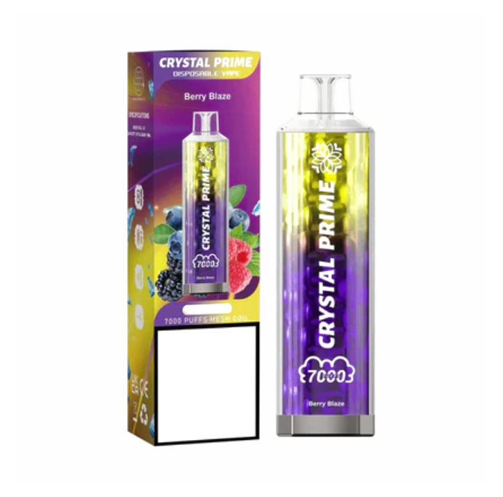 Crystal Prime 7000 Disposable Vape Puff Pod Device (Pack of 10)