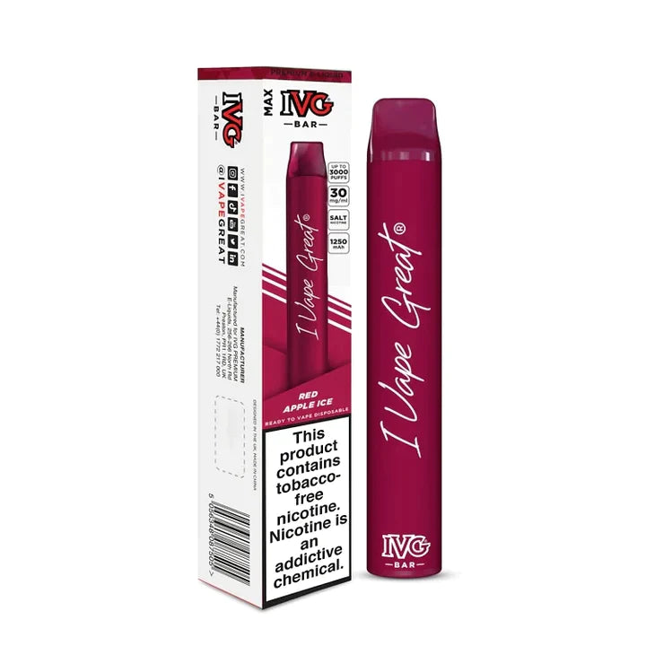 IVG 3000 Disposable Vape Puff Bar (Pack of 10)