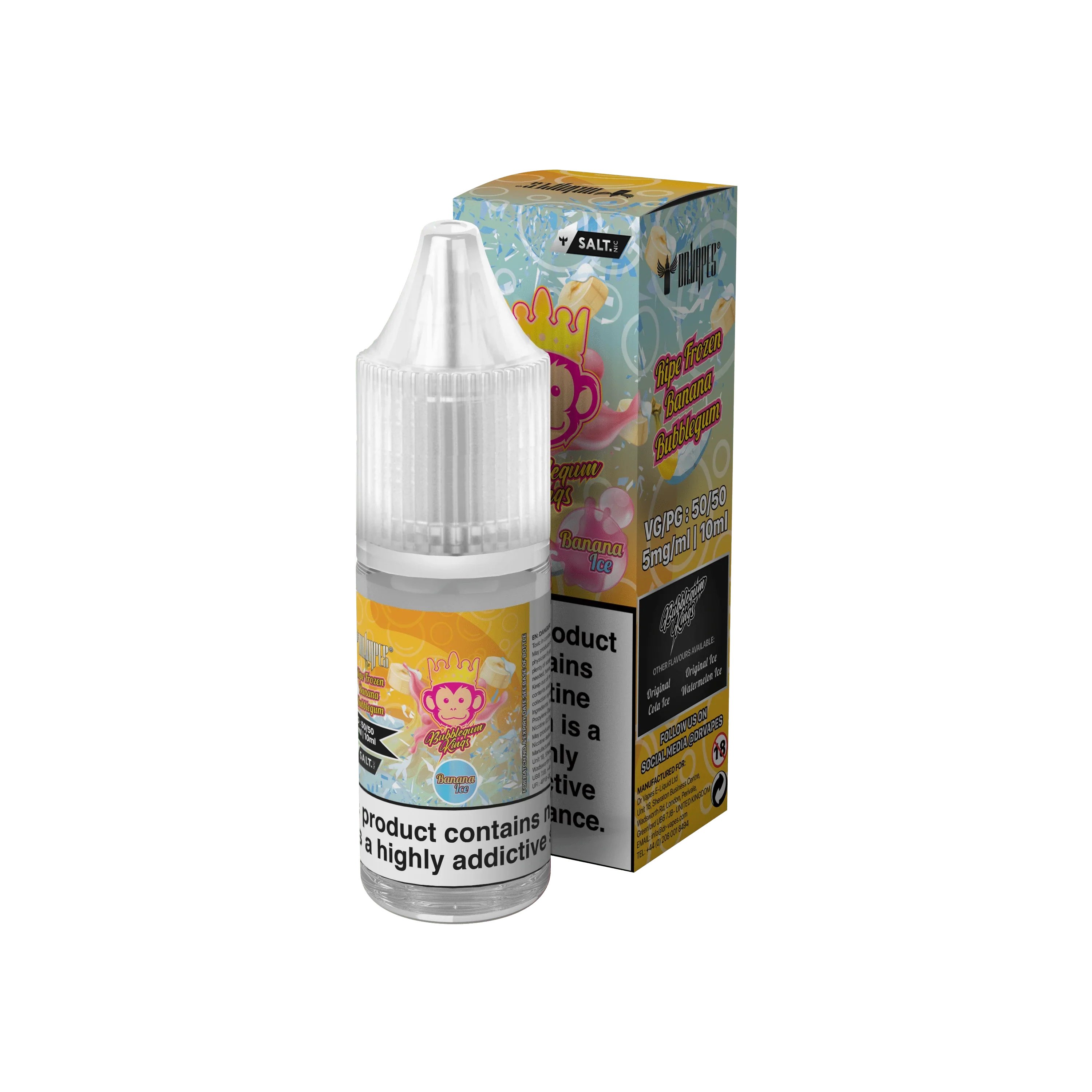 Bubblegum Kings Banana Ice 10ml Salt