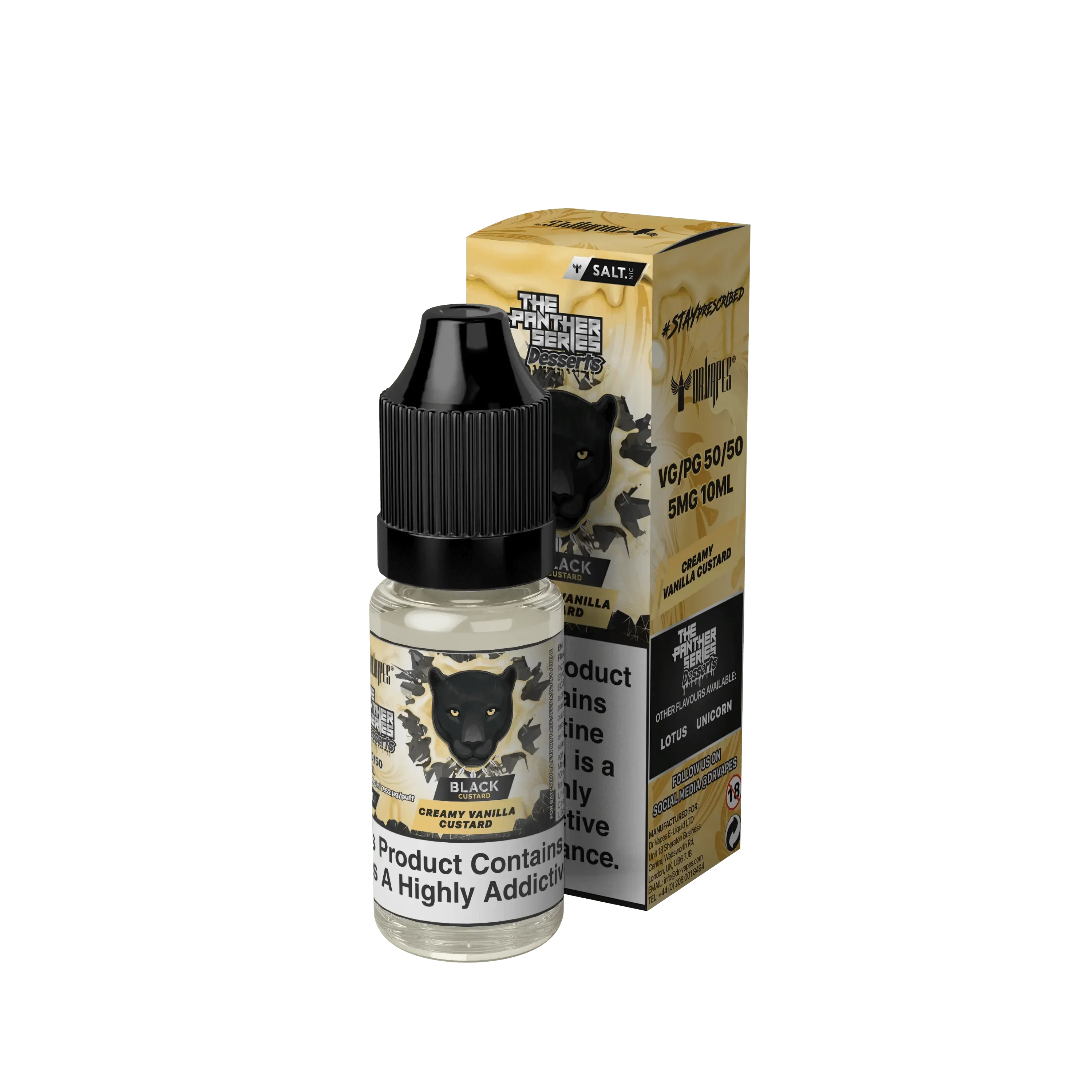 Black Custard 10ml Salt
