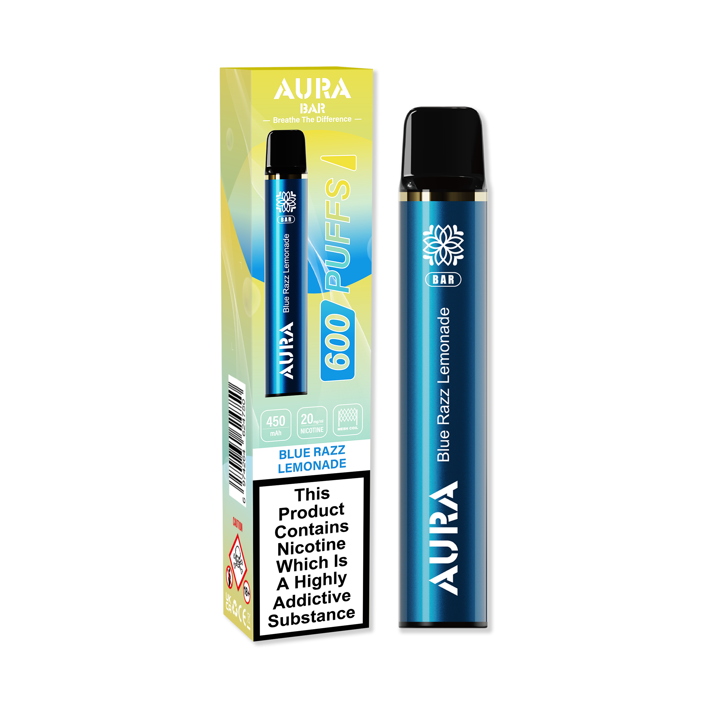 Aura Bar 600 Puffs Disposbale Vape