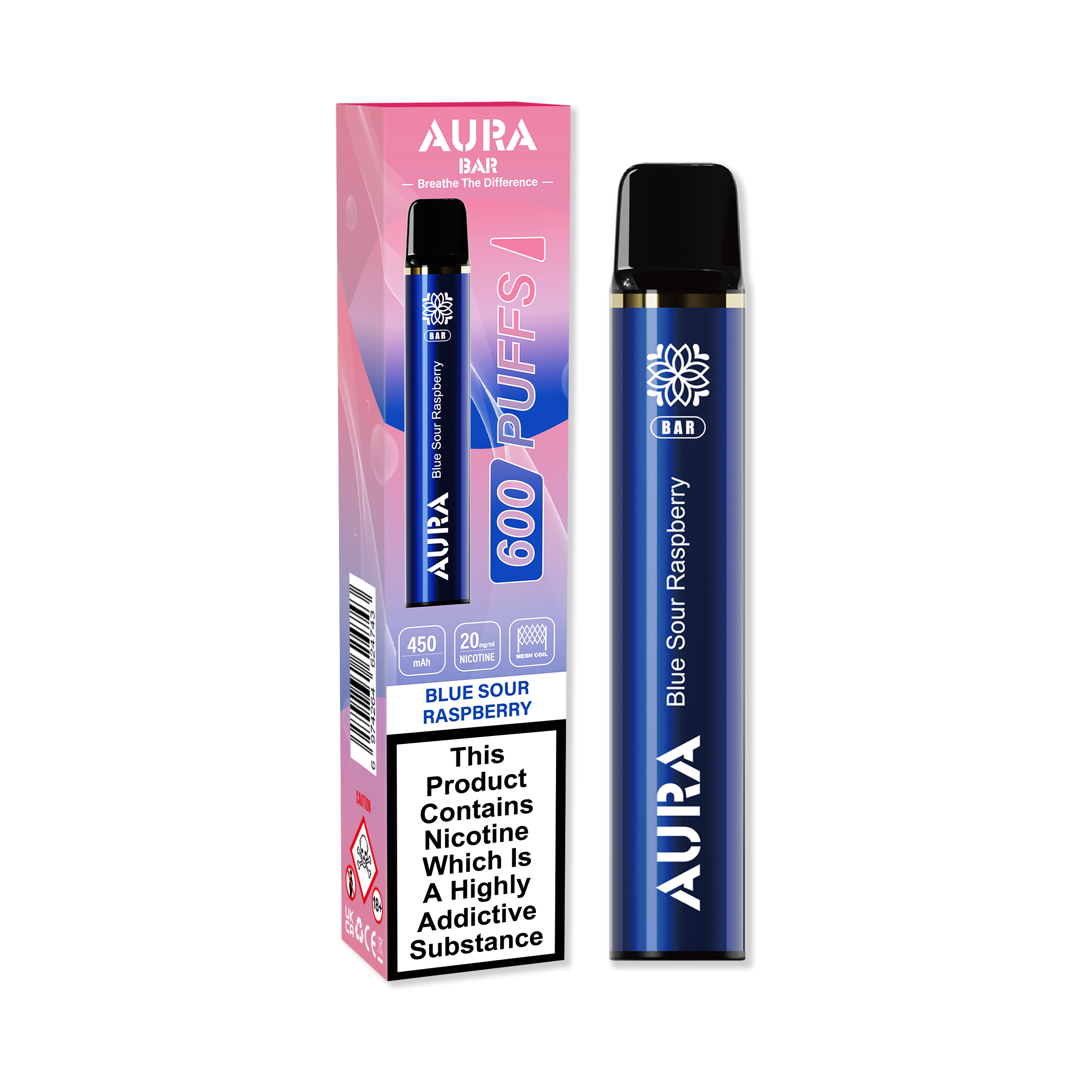 Aura Bar 600 Puffs Disposbale Vape