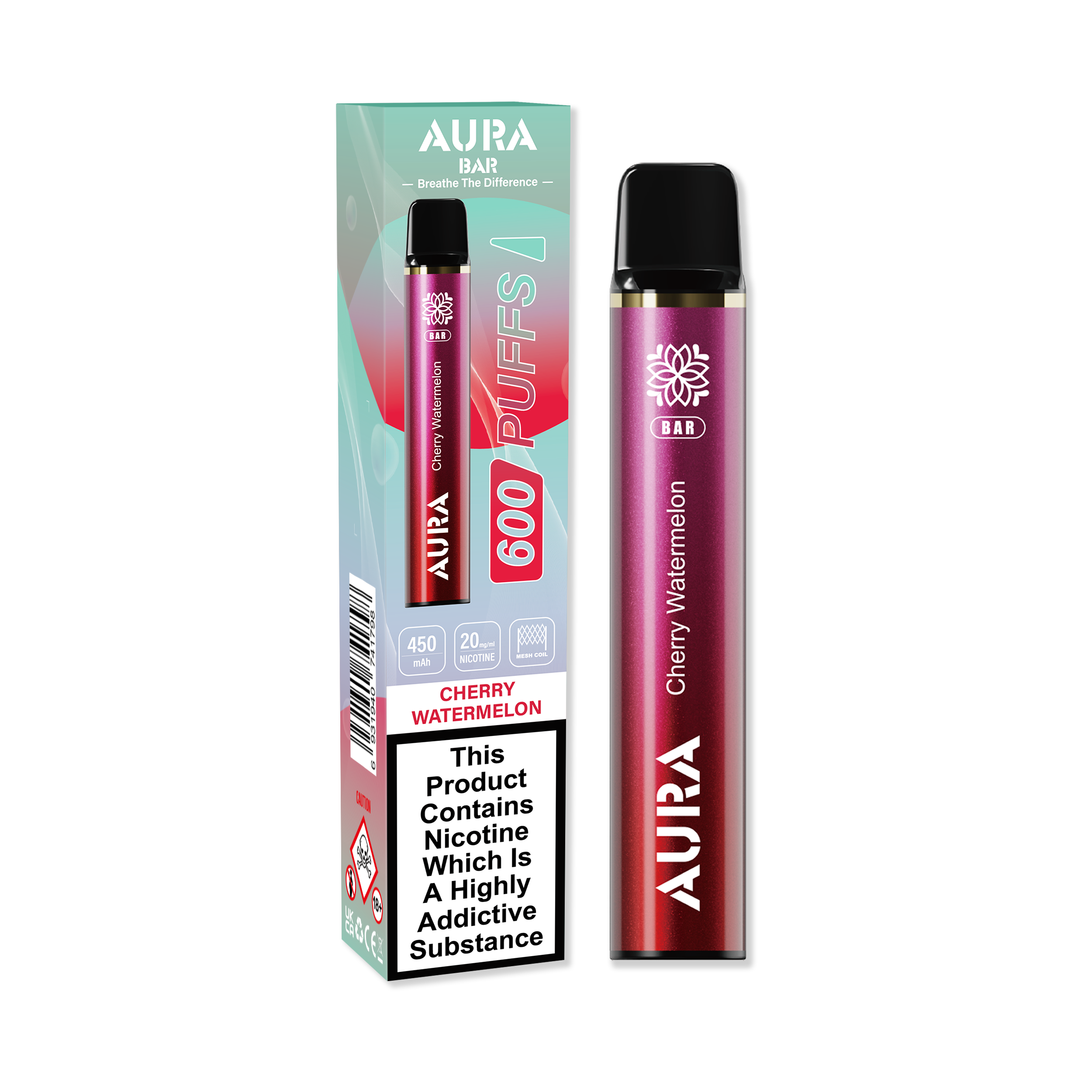 Aura Bar 600 Puffs Disposbale Vape
