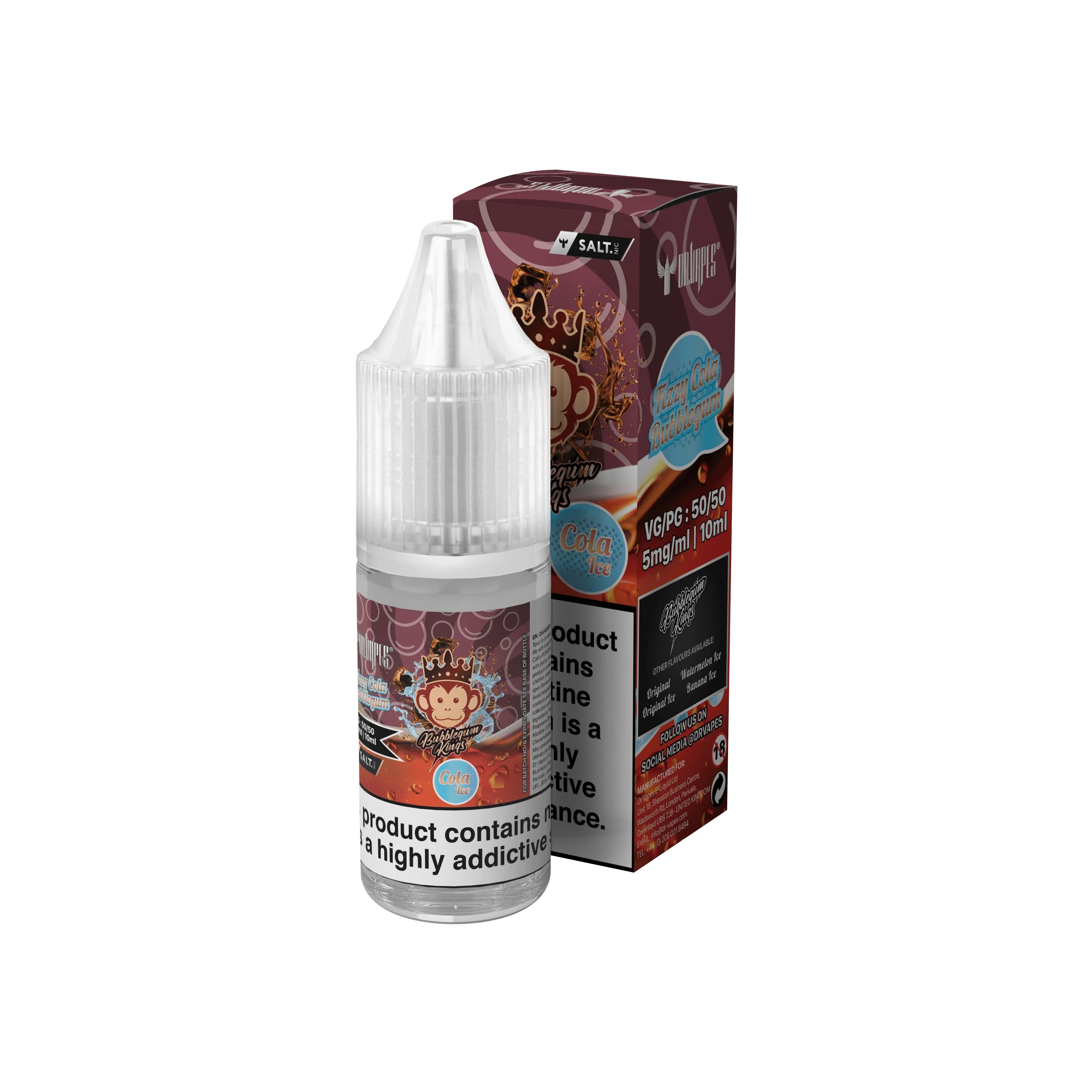 Bubblegum Kings Cola Ice 10ml Salt