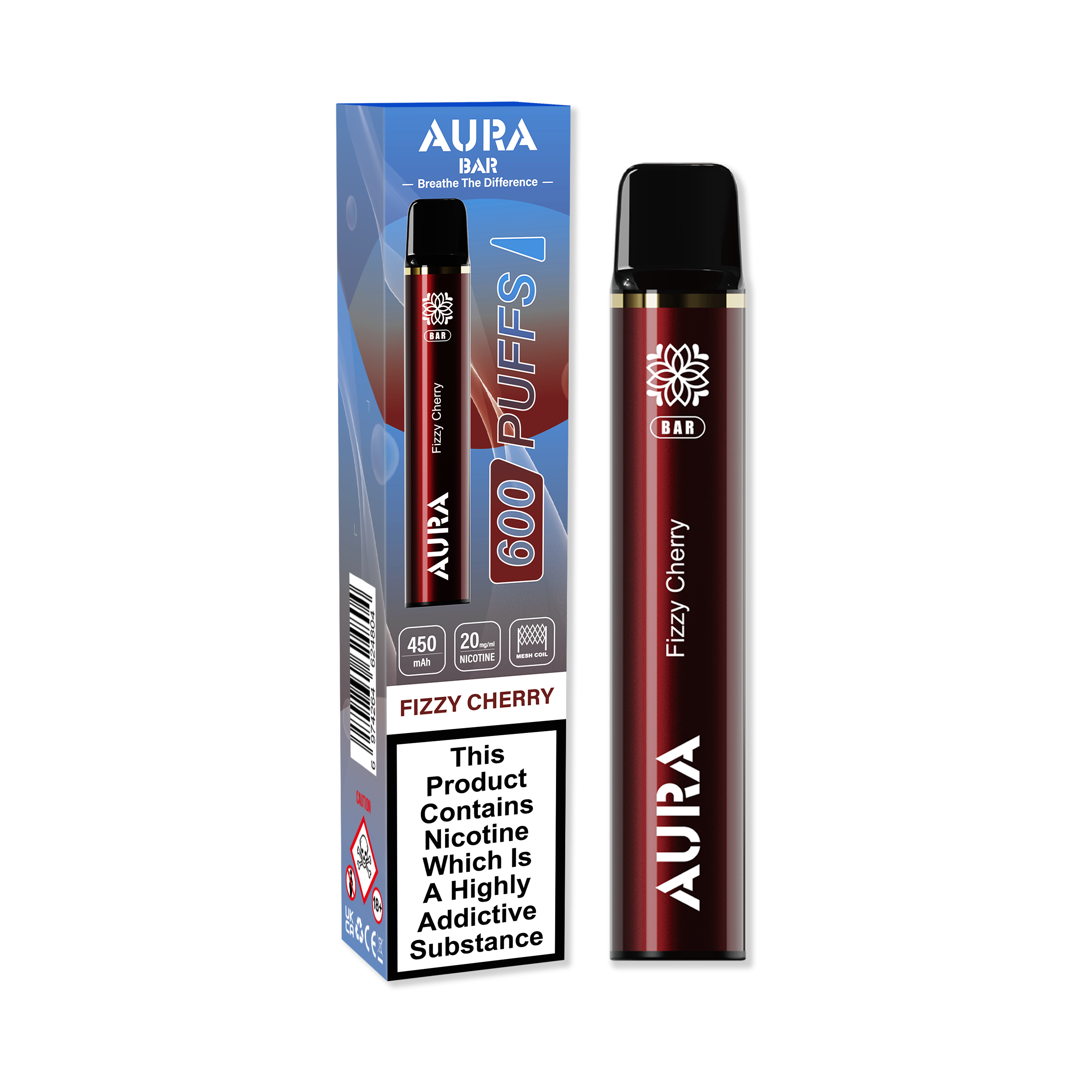 Aura Bar 600 Puffs Disposbale Vape