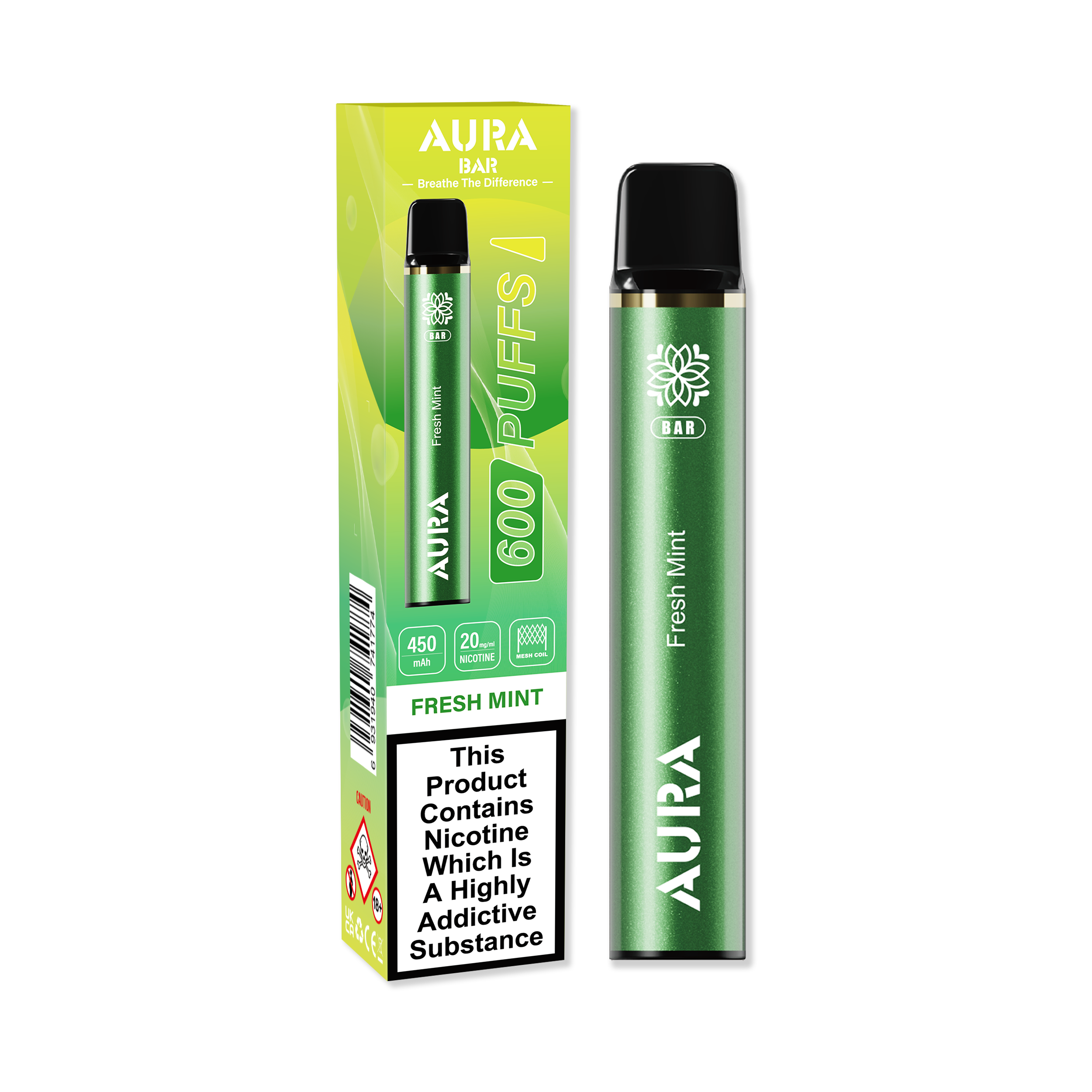 Aura Bar 600 Puffs Disposbale Vape
