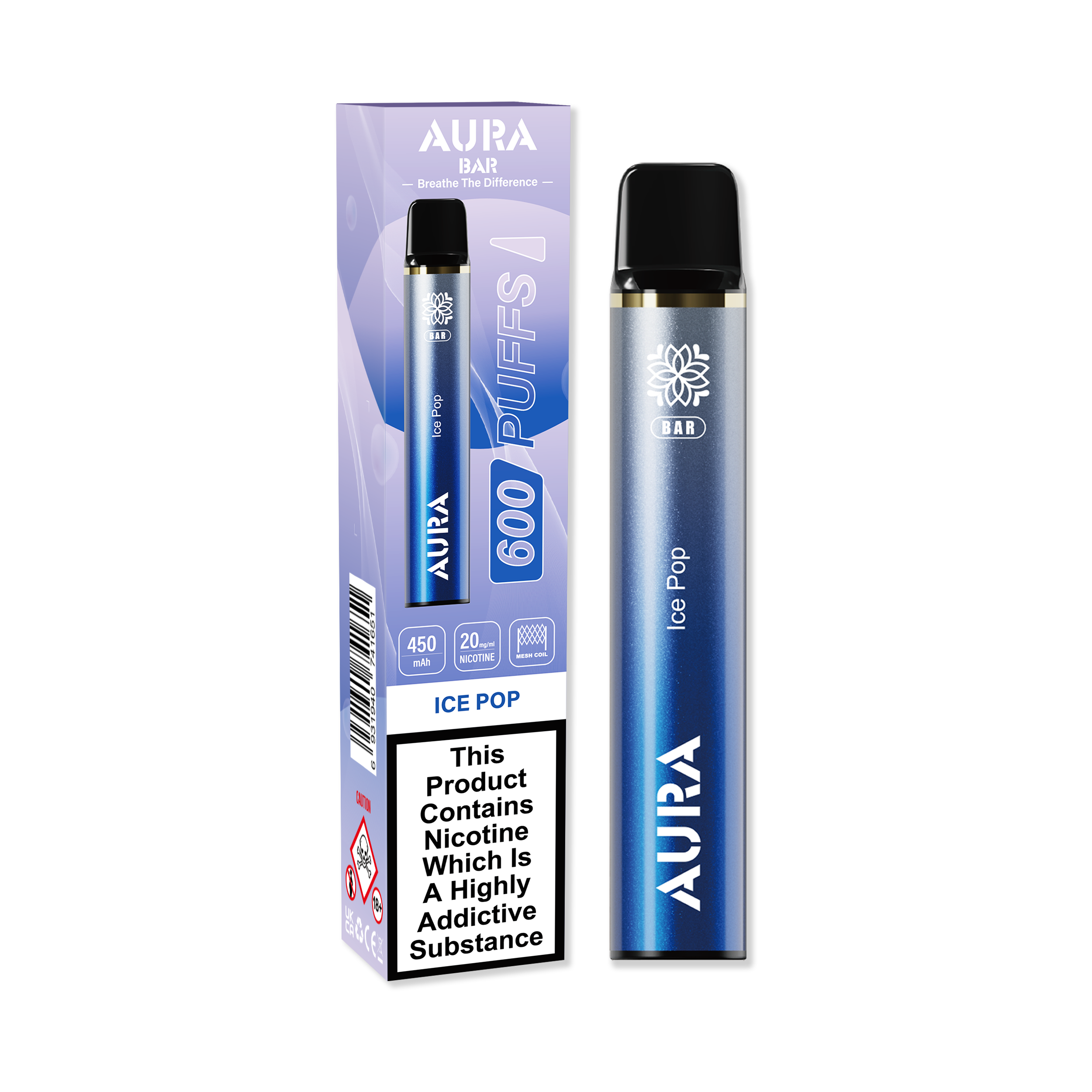 Aura Bar 600 Puffs Disposbale Vape