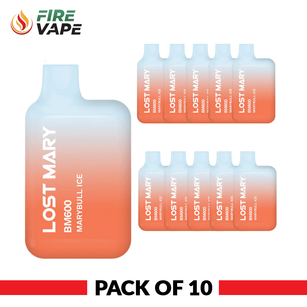 Lost Mary BM600 Disposable Vape  (Pack Of 10)
