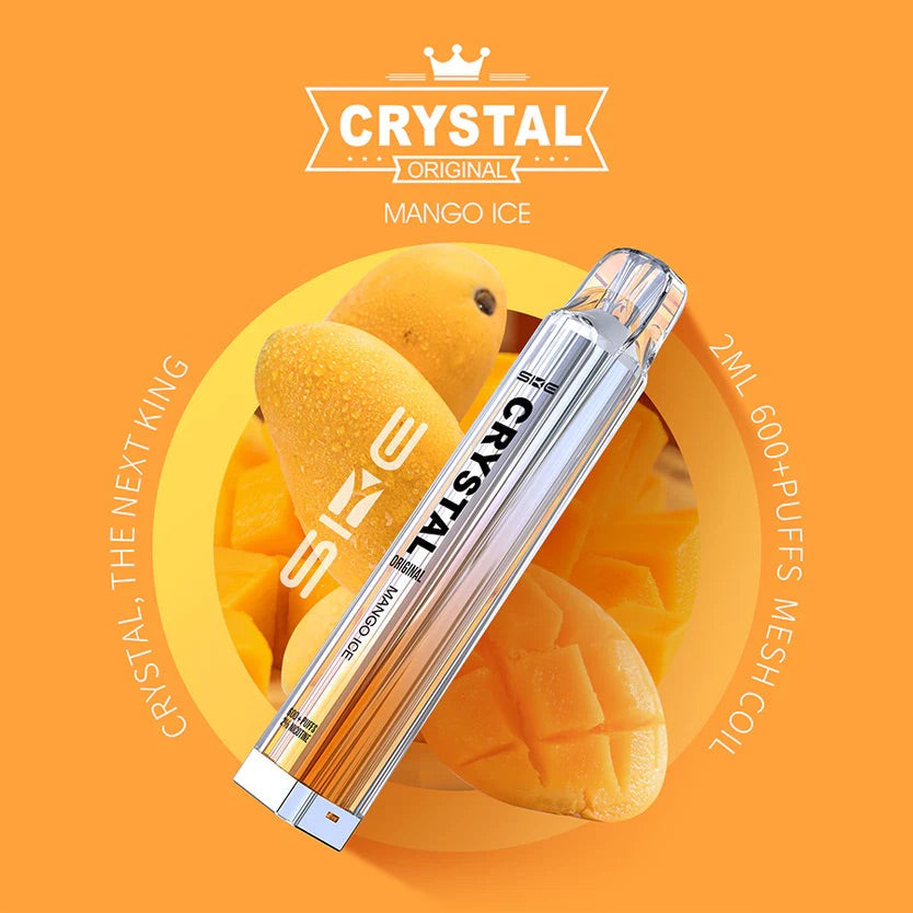 SKE Crystal Bar 600 Puffs Disposable Vape (Pack of 10)