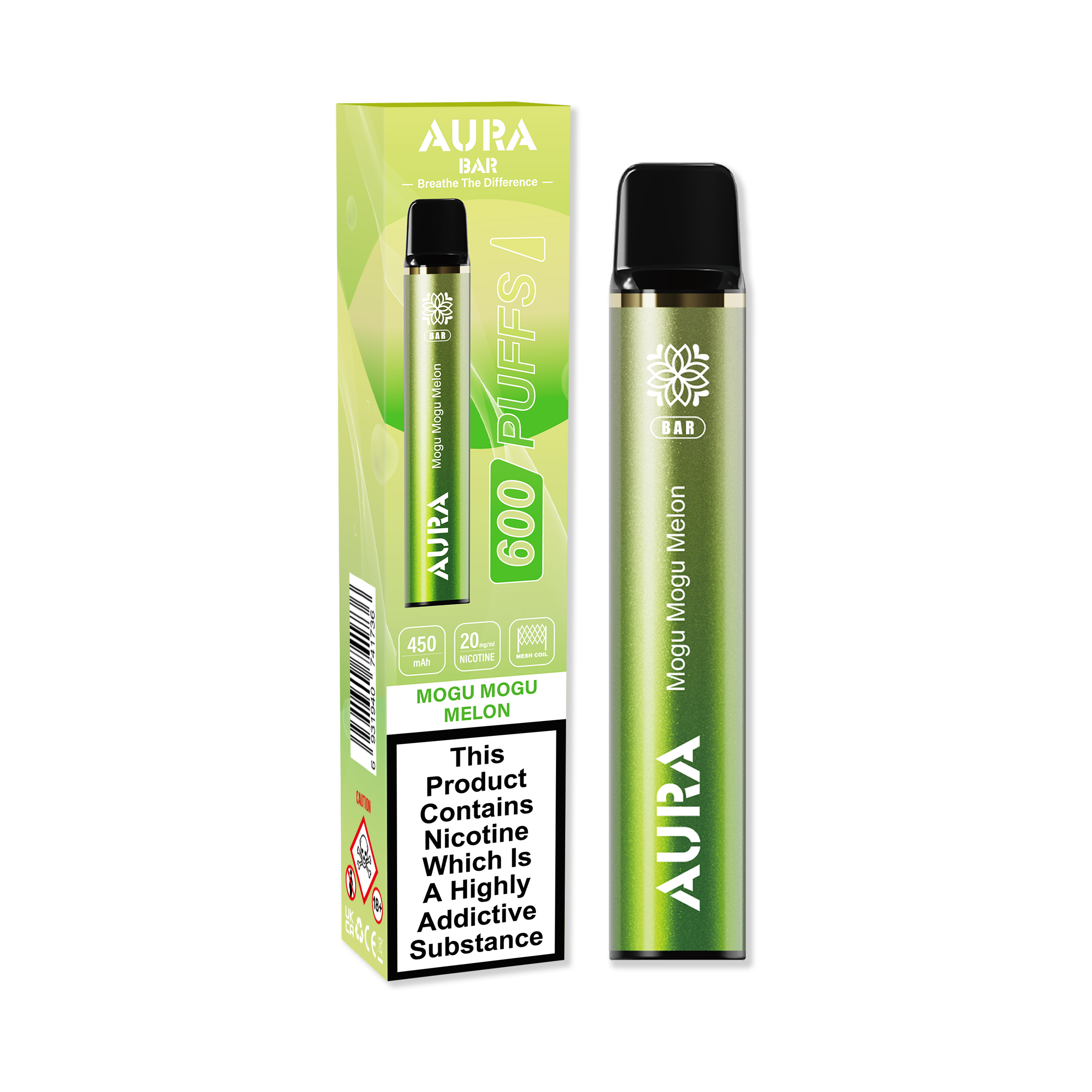 Aura Bar 600 Puffs Disposbale Vape