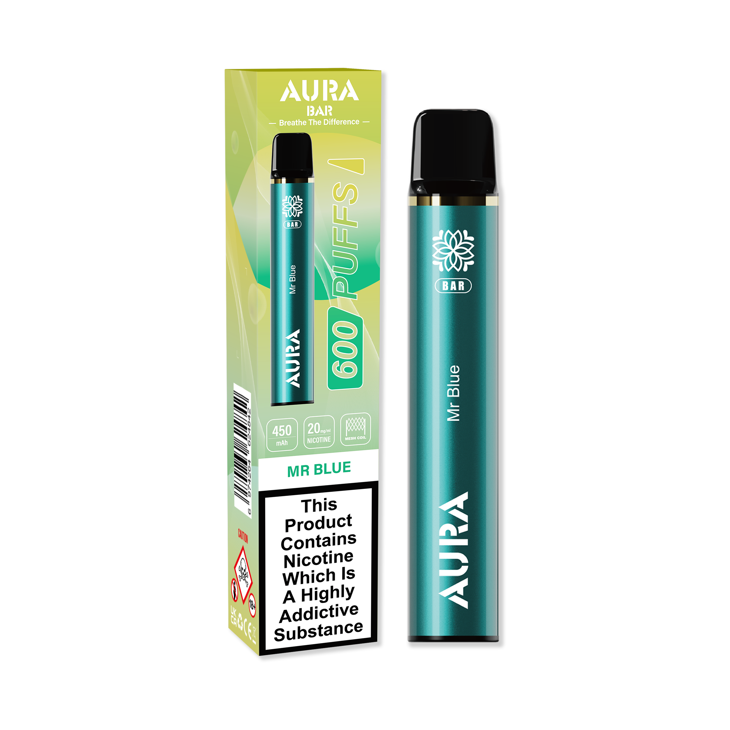 Aura Bar 600 Puffs Disposbale Vape