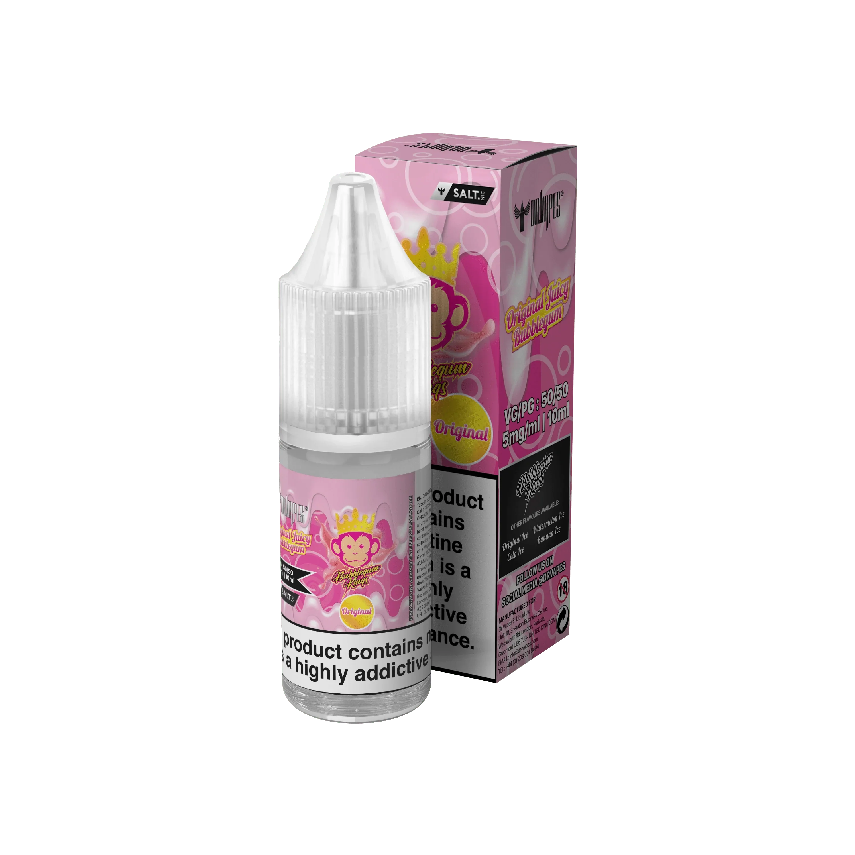Bubblegum Kings Original 10ml Salt