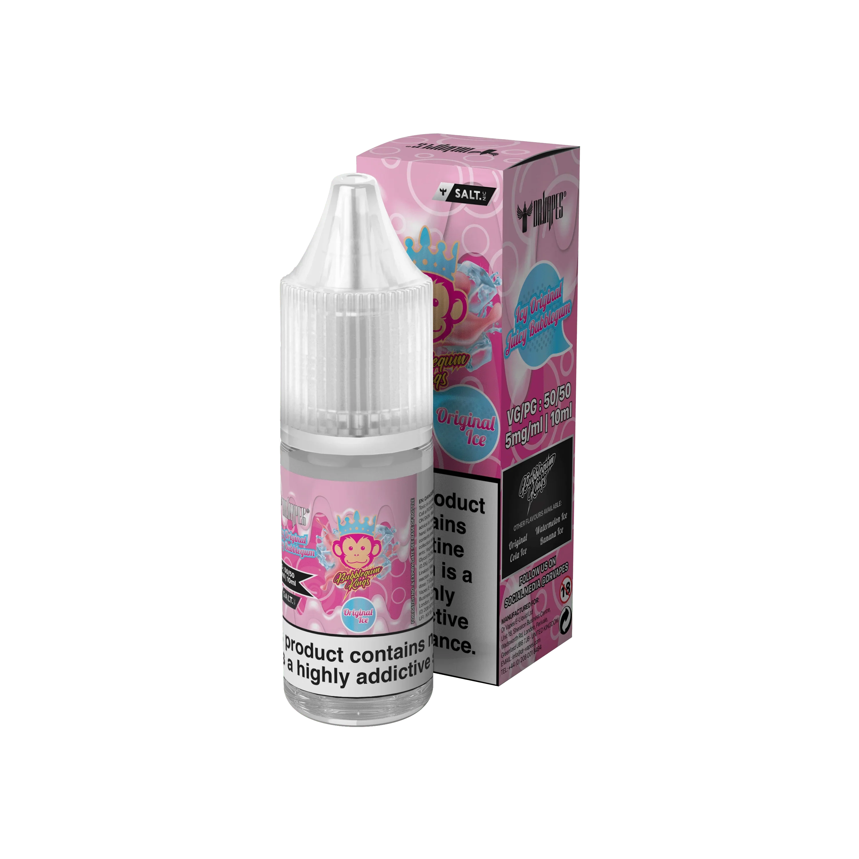 Bubblegum Kings Original Ice 10ml Salt