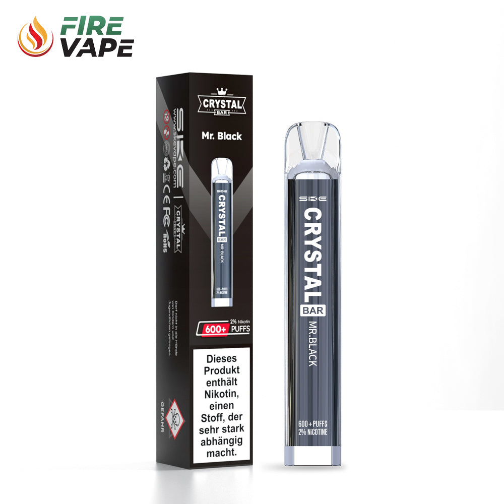 SKE Crystal Bar 600 Puffs Disposable Vape