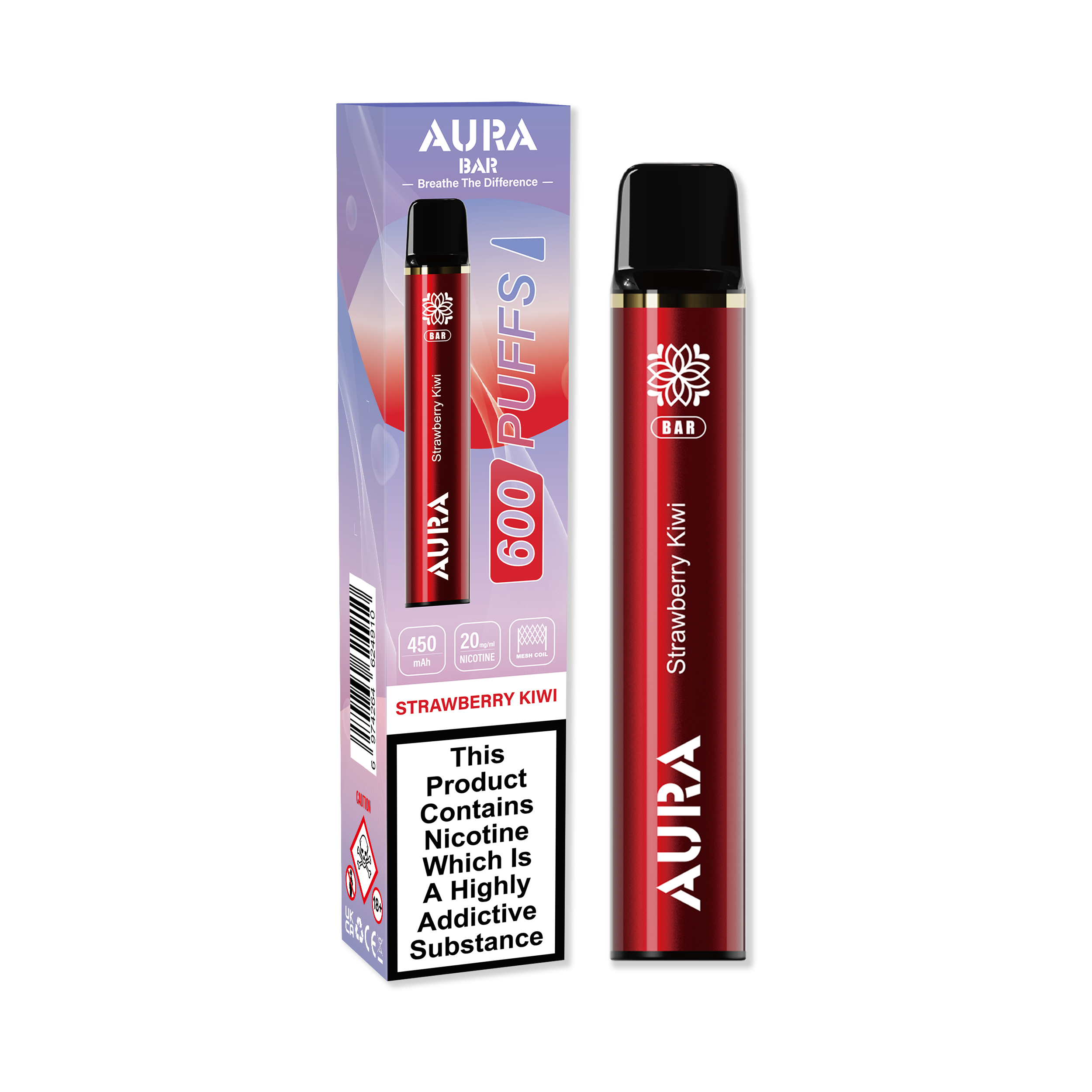 Aura Bar 600 Puffs Disposbale Vape