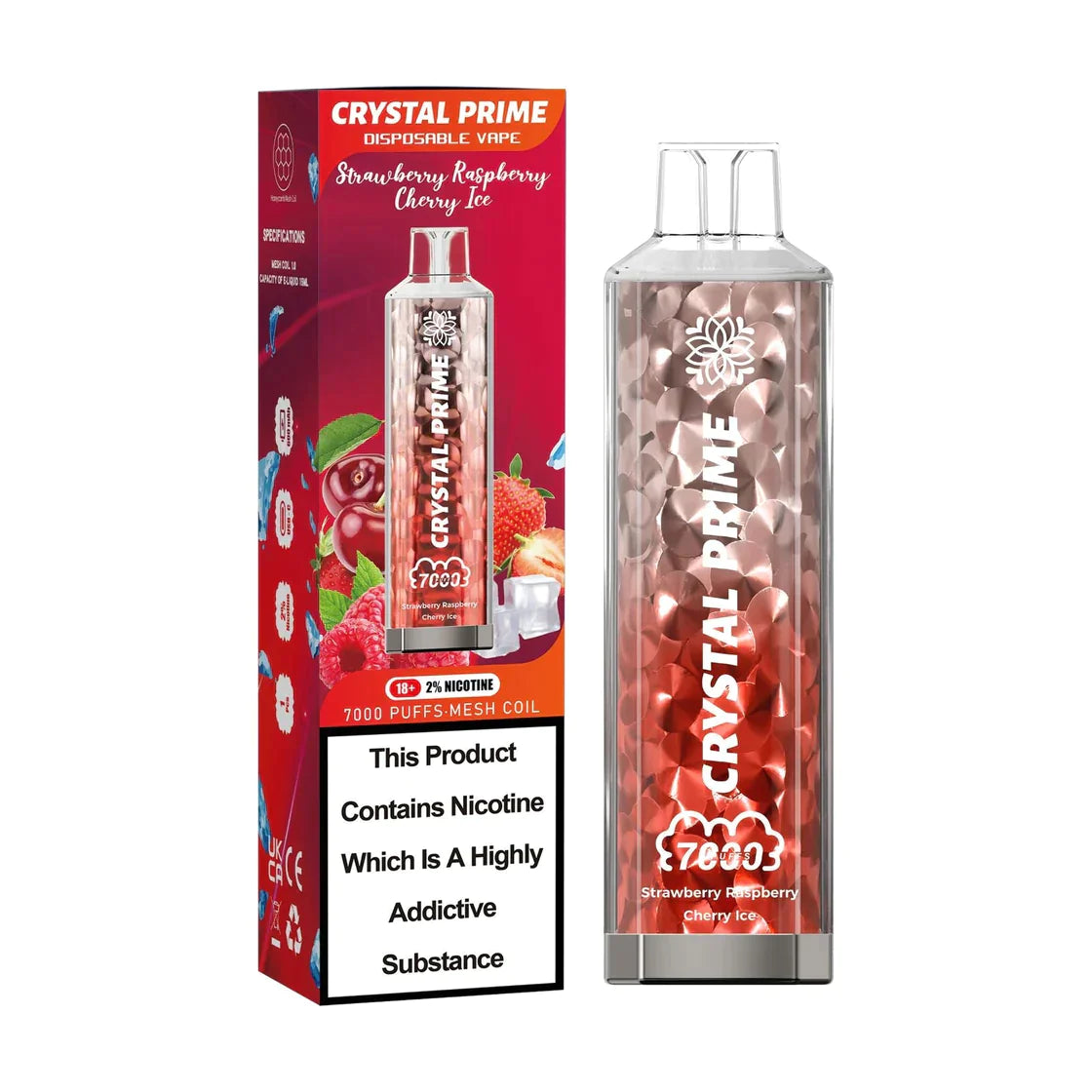 Crystal Prime 7000 Puffs Disposable Vape
