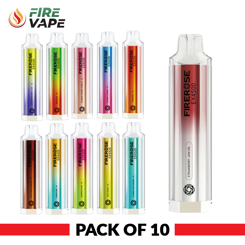 Elux Firerose EX4500 Puff Disposable Vape (Pack of 10)