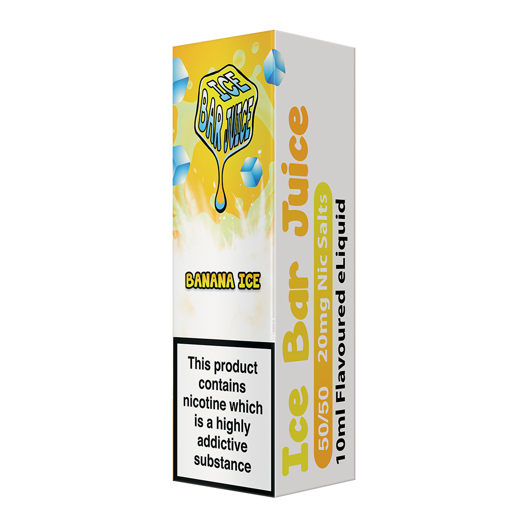 Ice Bar Juice Salts -10mg or 20mg - Banana Ice