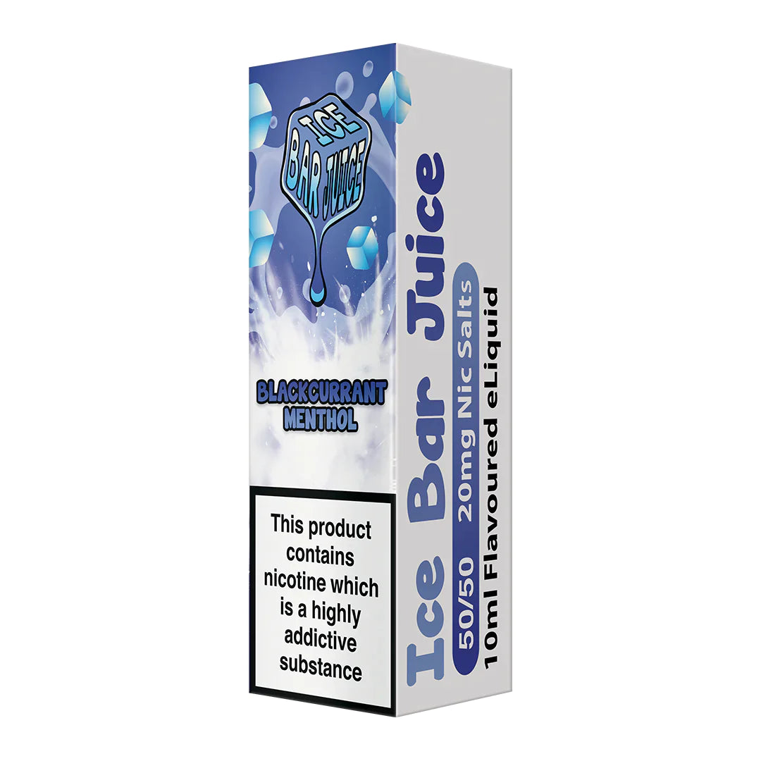 Ice Bar Juice Salts - 10mg or 20mg - Blackcurrant Menthol