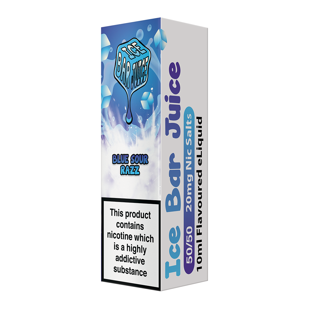 Ice Bar Juice Salts - 10mg or 20mg - Blue Sour Razz