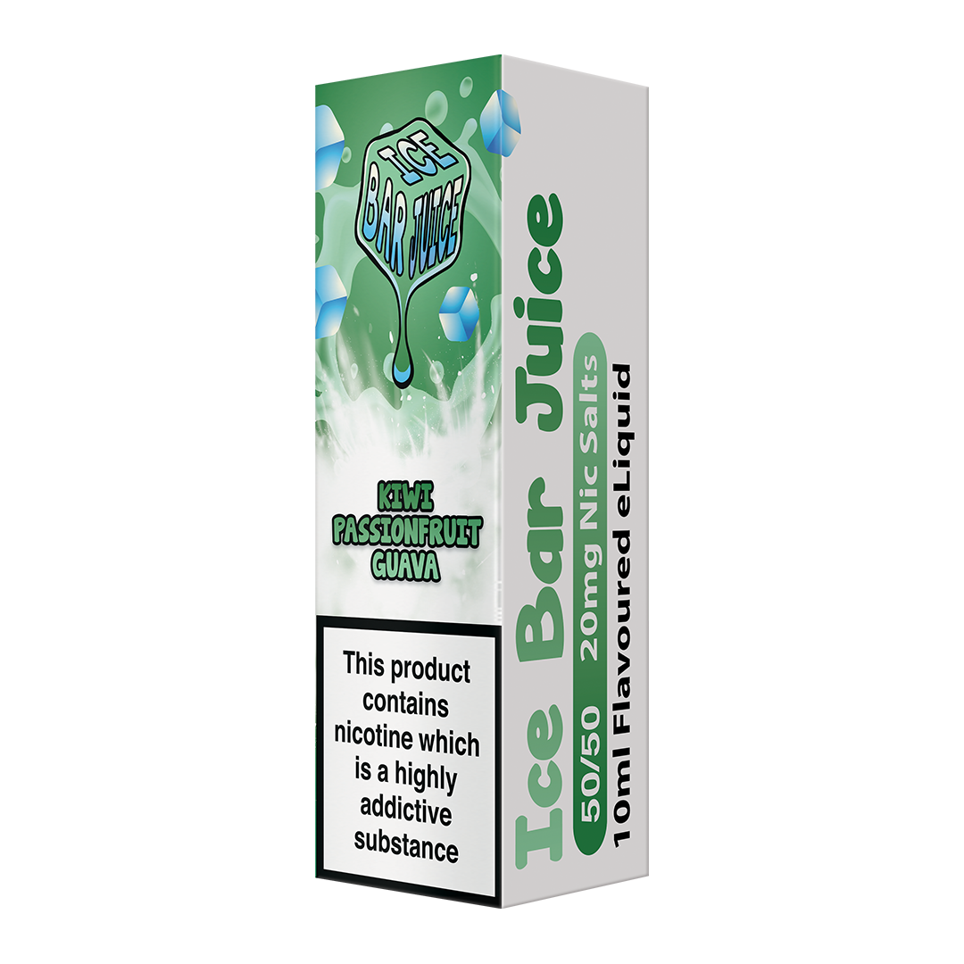 Ice Bar Juice Salts - 10mg or 20mg - Kiwi Passionfruit Guava