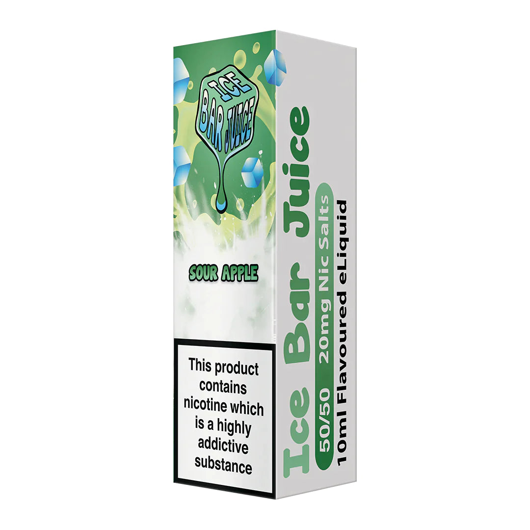 Ice Bar Juice Salts - 10mg or 20mg - Sour Apple