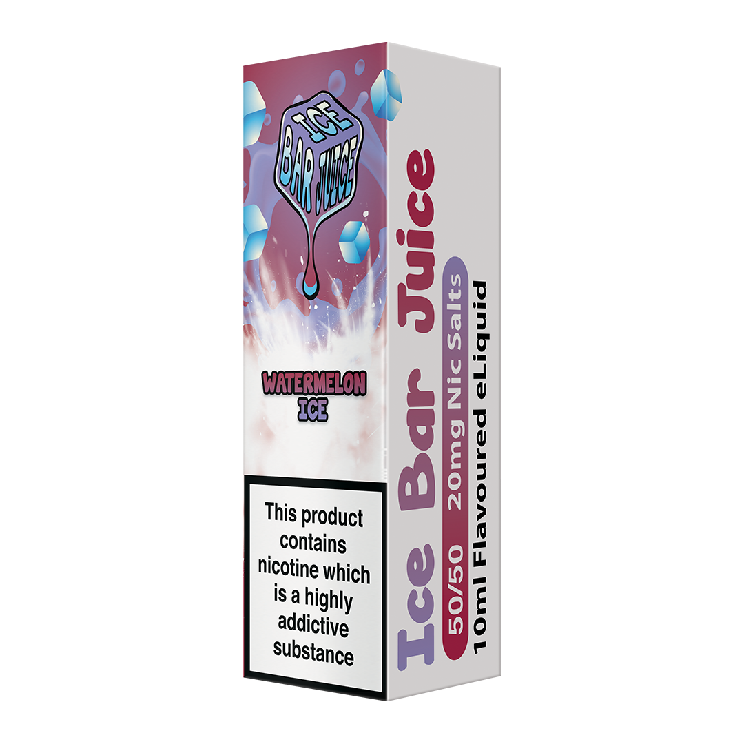 Ice Bar Juice Salts - 10mg or 20mg - Watermelon Ice