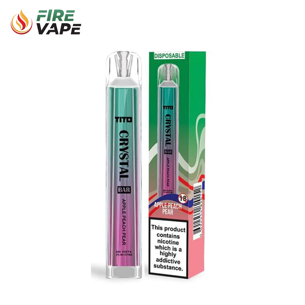Tito Crystal Bar 600 Puffs Disposable Vape