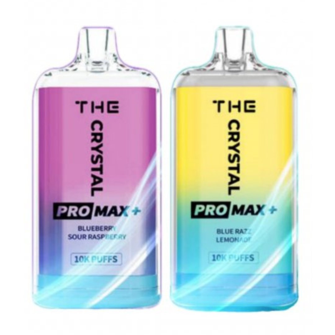 The Crystal Pro Max + 10000 Puffs Disposable Vape 0mg Nicotine